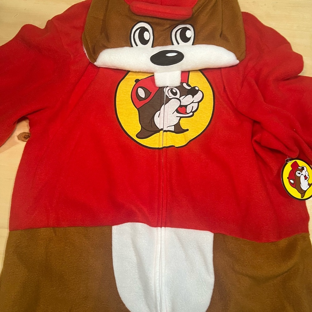 Buc-ee’s Red and Brown Cartoon Animal Footies